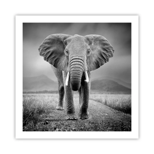 Poster - De gastheer heet je welkom - 60x60 cm