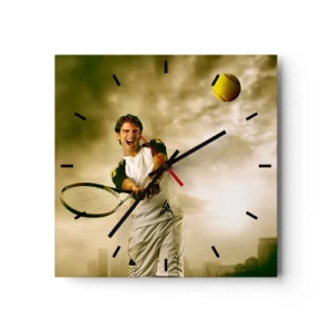 Wandklok - Klok - Energie en vreugde - 30x30 cm