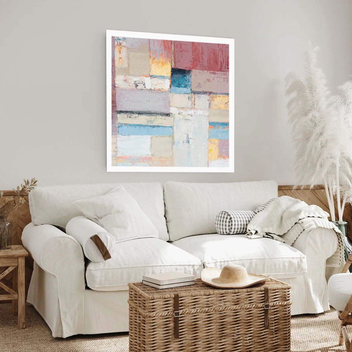 Poster - De rust van geometrie - 60x60 cm
