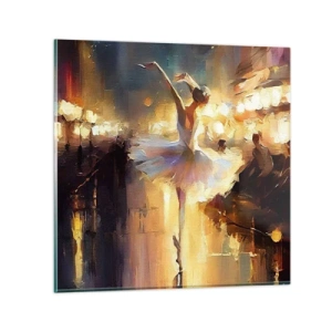 Schilderen op glas - Wonder op straat - 30x30 cm