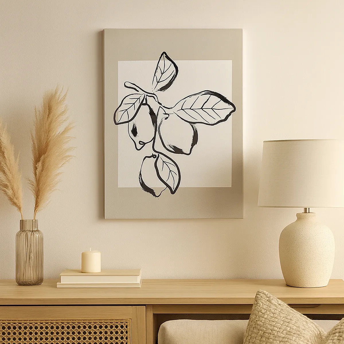 Schilderen op canvas - Waar de citroen rijpt... - 50x70 cm