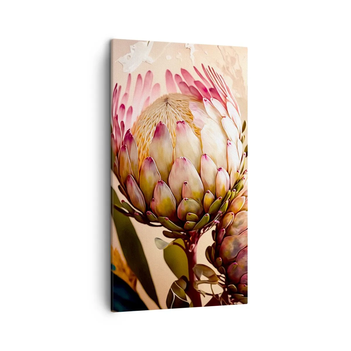 Schilderen op canvas - Teeder omarmd - 45x80 cm