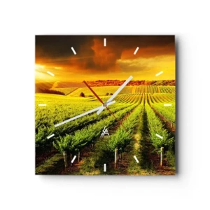 Wandklok - Klok - Onder de Australische zon - 40x40 cm