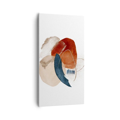 Schilderen op canvas - Ovale compositie - 55x100 cm