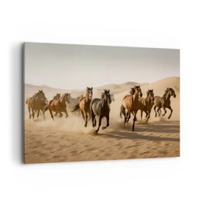 Schilderen op canvas - Vrij als de wind - 100x70 cm