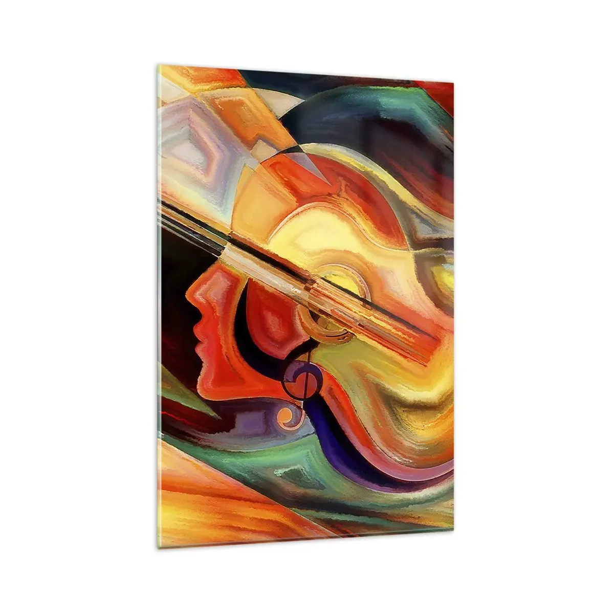 Schilderen op glas - Alles in orde - 80x120 cm