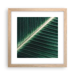Een poster in een licht eiken lijst - Het ritme van de natuur - 30x30 cm
