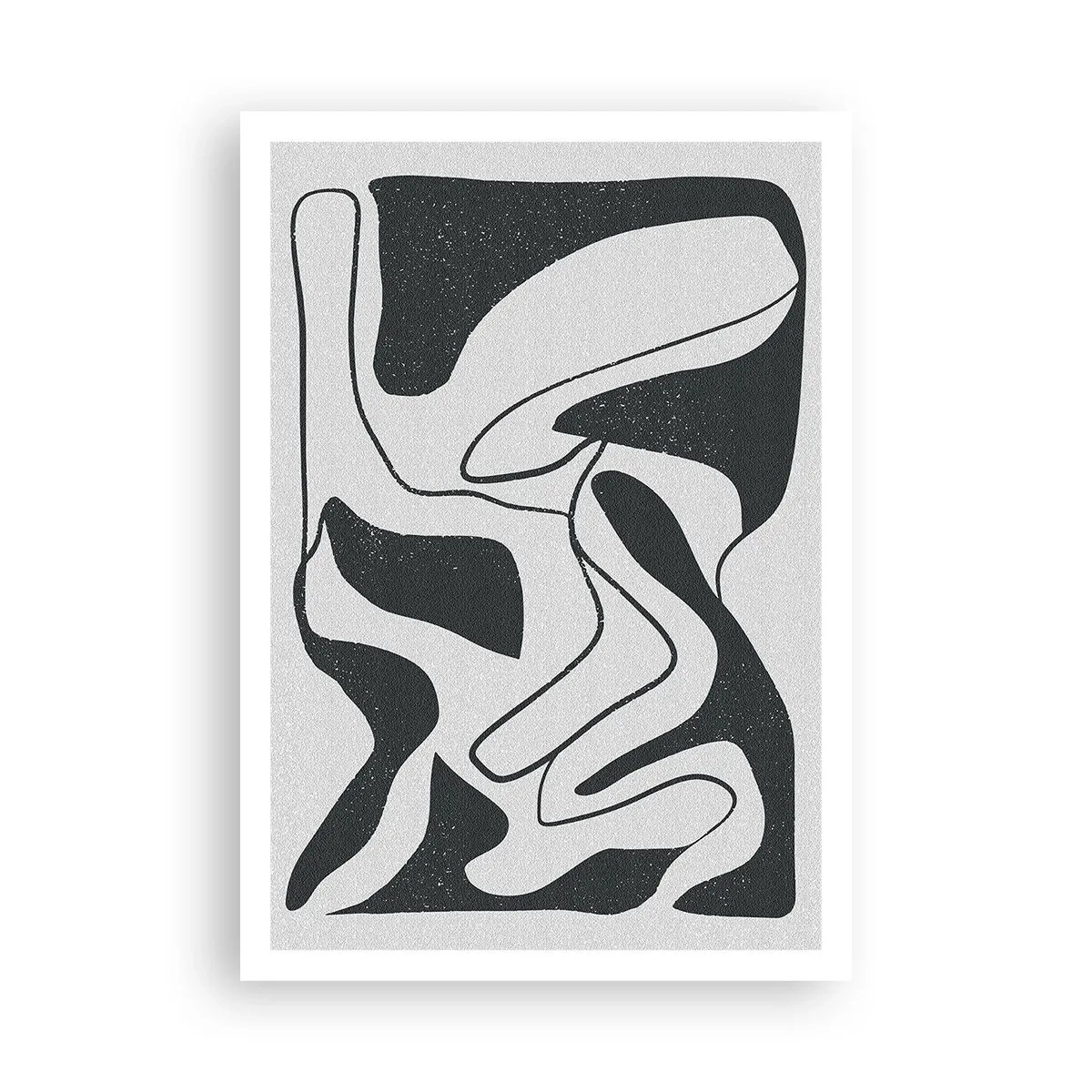 Poster - Abstract doolhofplezier - 70x100 cm