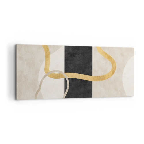 Schilderen op canvas - Verwarde vormen - 120x50 cm