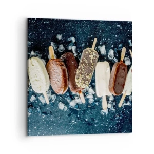 Schilderen op canvas - De smaak van hete zomer - 70x70 cm