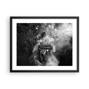 Poster in een zwarte lijst - Moeder zelf - Natuur - 50x40 cm