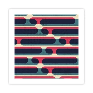 Poster - In de diepte en vooruit - 50x50 cm