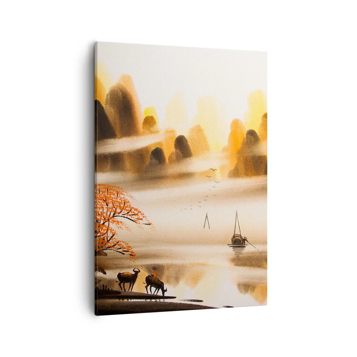 Schilderen op canvas - Verder dan het Verre Oosten - 50x70 cm
