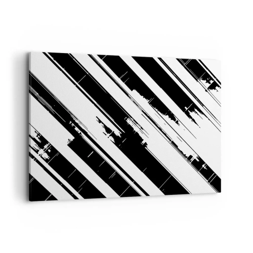 Schilderen op canvas - Een intense en dynamische compositie - 100x70 cm