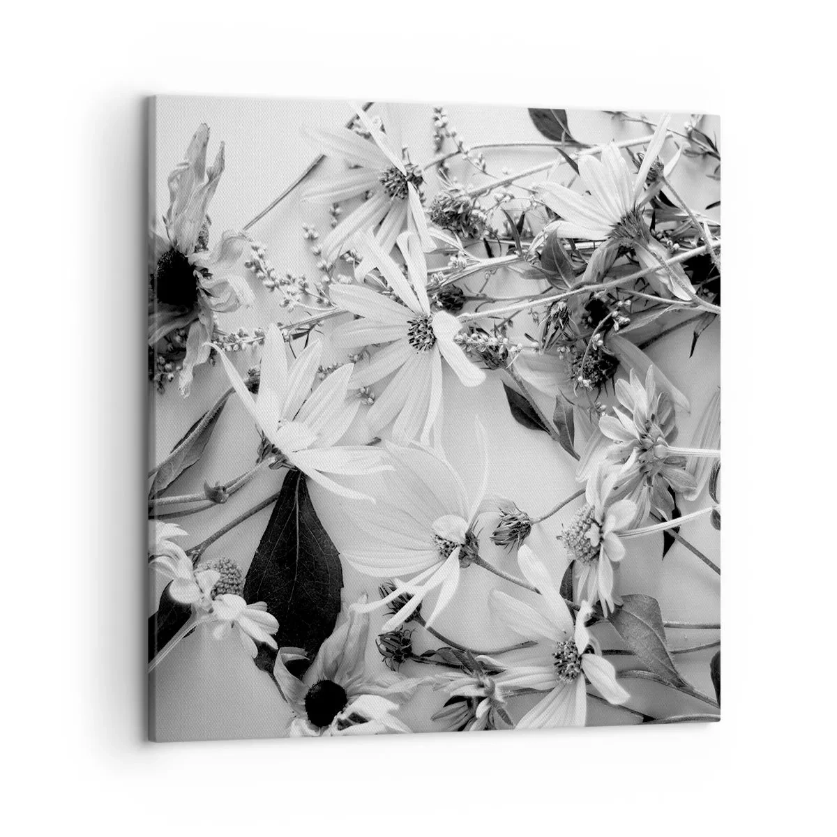 Schilderen op canvas - Niet-boeket bloemen - 50x50 cm