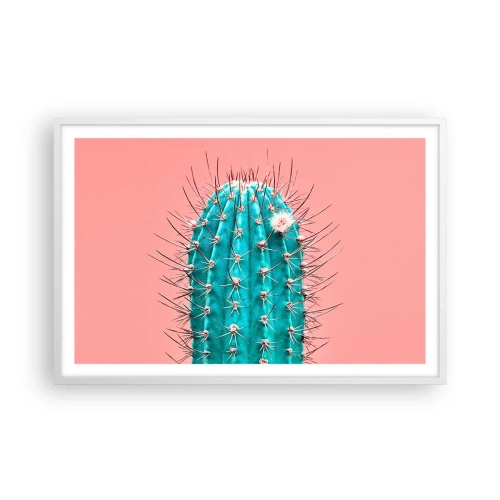 Poster in een witte lijst - Kijk gewoon - 91x61 cm