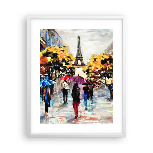 Poster in een witte lijst - Vooral mooi in de herfst - 40x50 cm