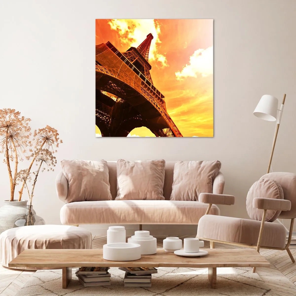 Schilderen op canvas - Monumentaal, want verguld met de zon - 50x50 cm