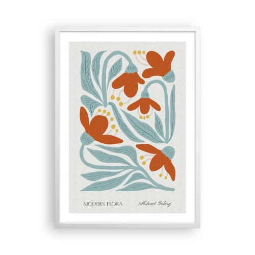 Poster in een witte lijst - Naar de aarde, naar de zon - 50x70 cm