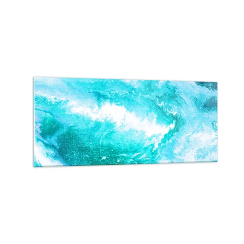 Schilderen op glas - In de kern van het element - 120x50 cm