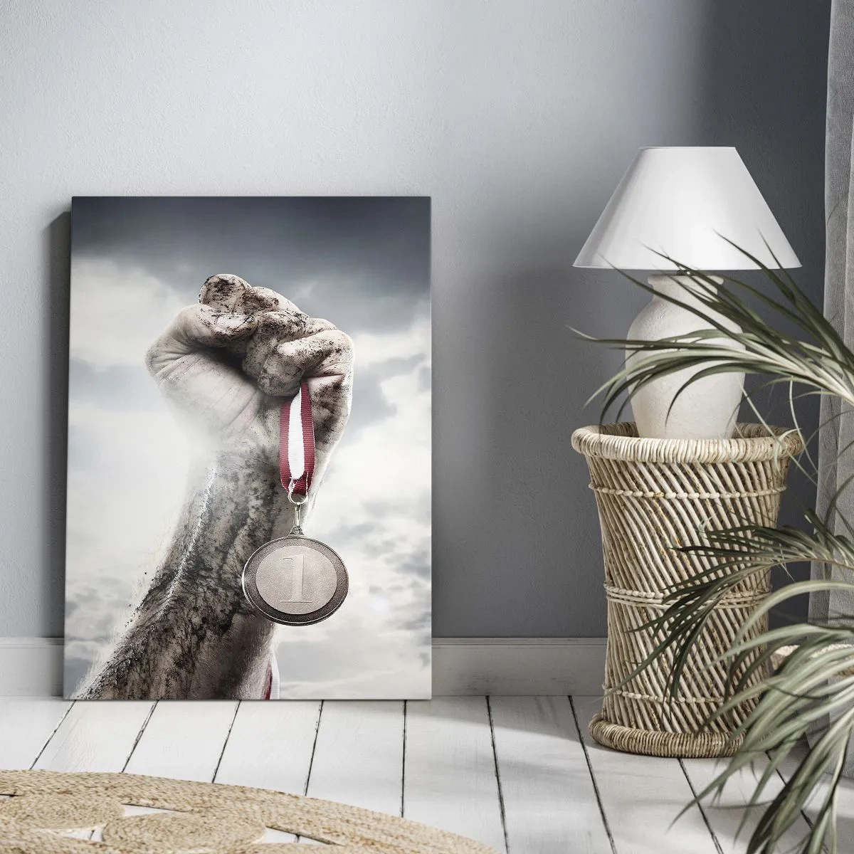 Schilderen op canvas - Per aspera ad astra - 45x80 cm