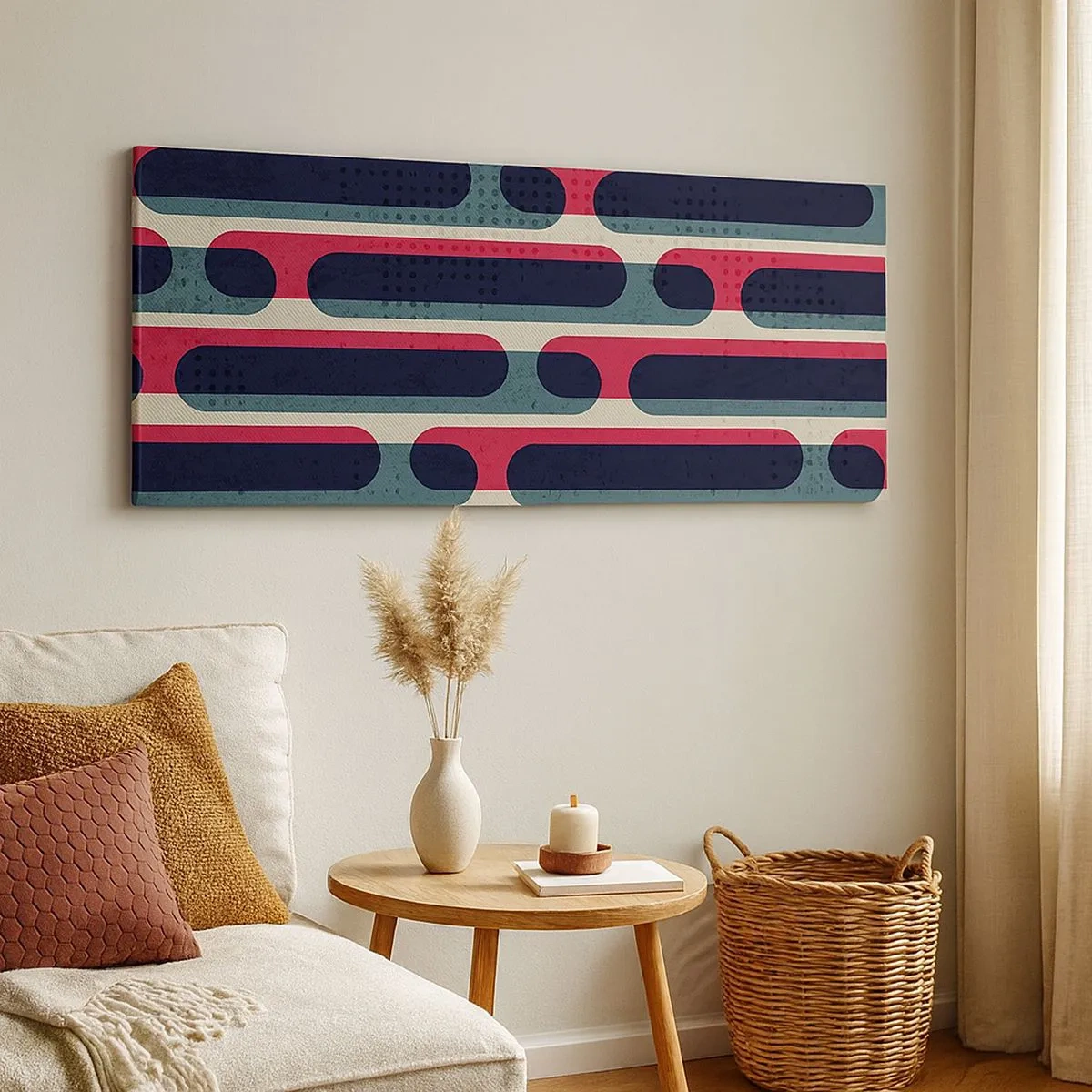 Schilderen op canvas - In de diepte en vooruit - 100x40 cm