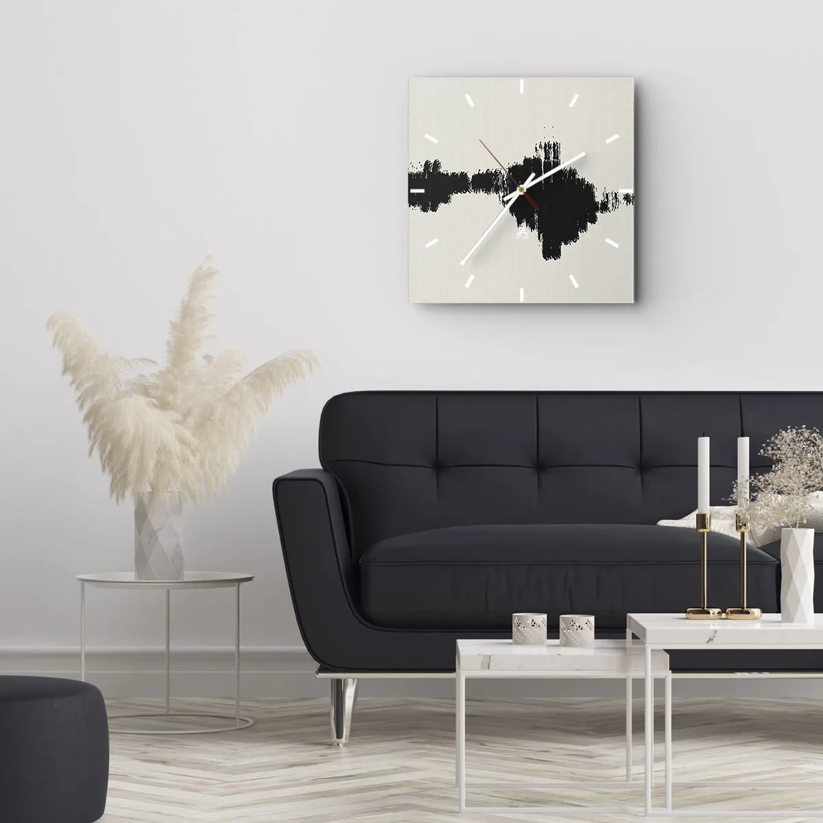 Wandklok - Klok - Trillingen van verbeelding - 30x30 cm