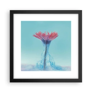 Poster in een zwarte lijst - In een verkwikkende omhelzing - 30x30 cm