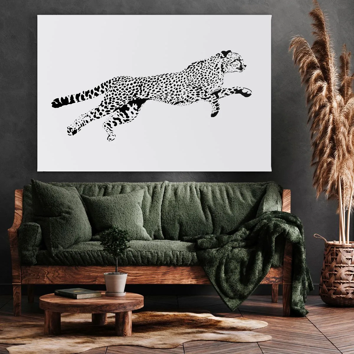 Schilderen op canvas - De snelste op aarde - 120x80 cm