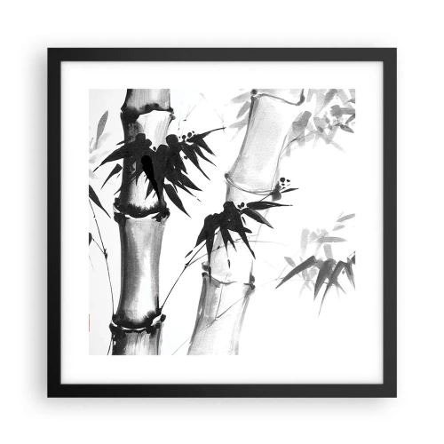 Poster in een zwarte lijst - Close-up op het oosten - 40x40 cm