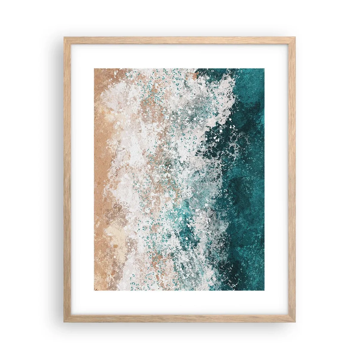 Een poster in een licht eiken lijst - Zeeverhalen - 40x50 cm