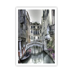 Poster - Eeuwenlang in stille reflectie - 70x100 cm