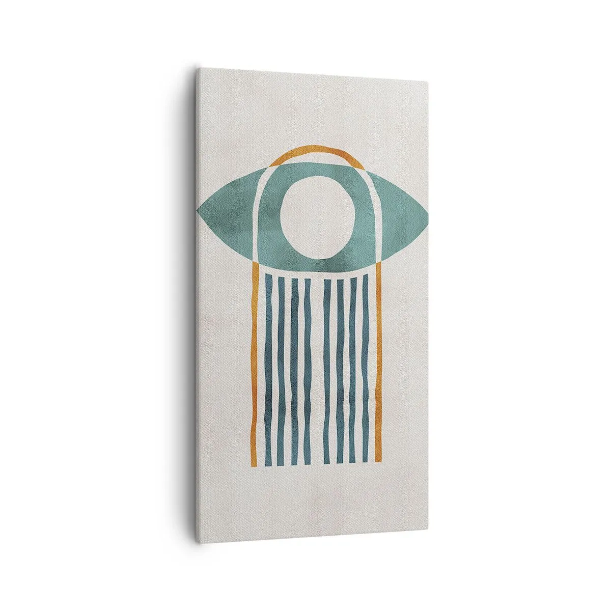 Schilderen op canvas - Tekens en rituelen - 55x100 cm