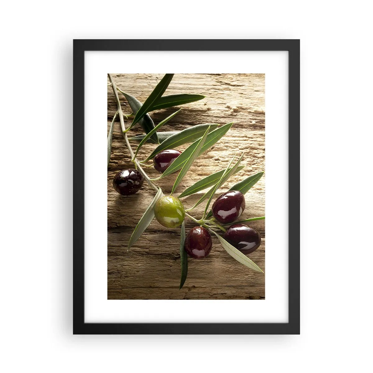 Poster in een zwarte lijst - Rechtstreeks uit de natuur - 30x40 cm