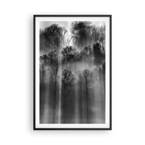 Poster in een zwarte lijst - In stromen van licht - 61x91 cm