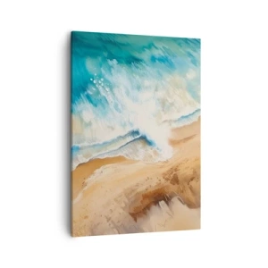 Schilderen op canvas - De terugkerende golf - 50x70 cm