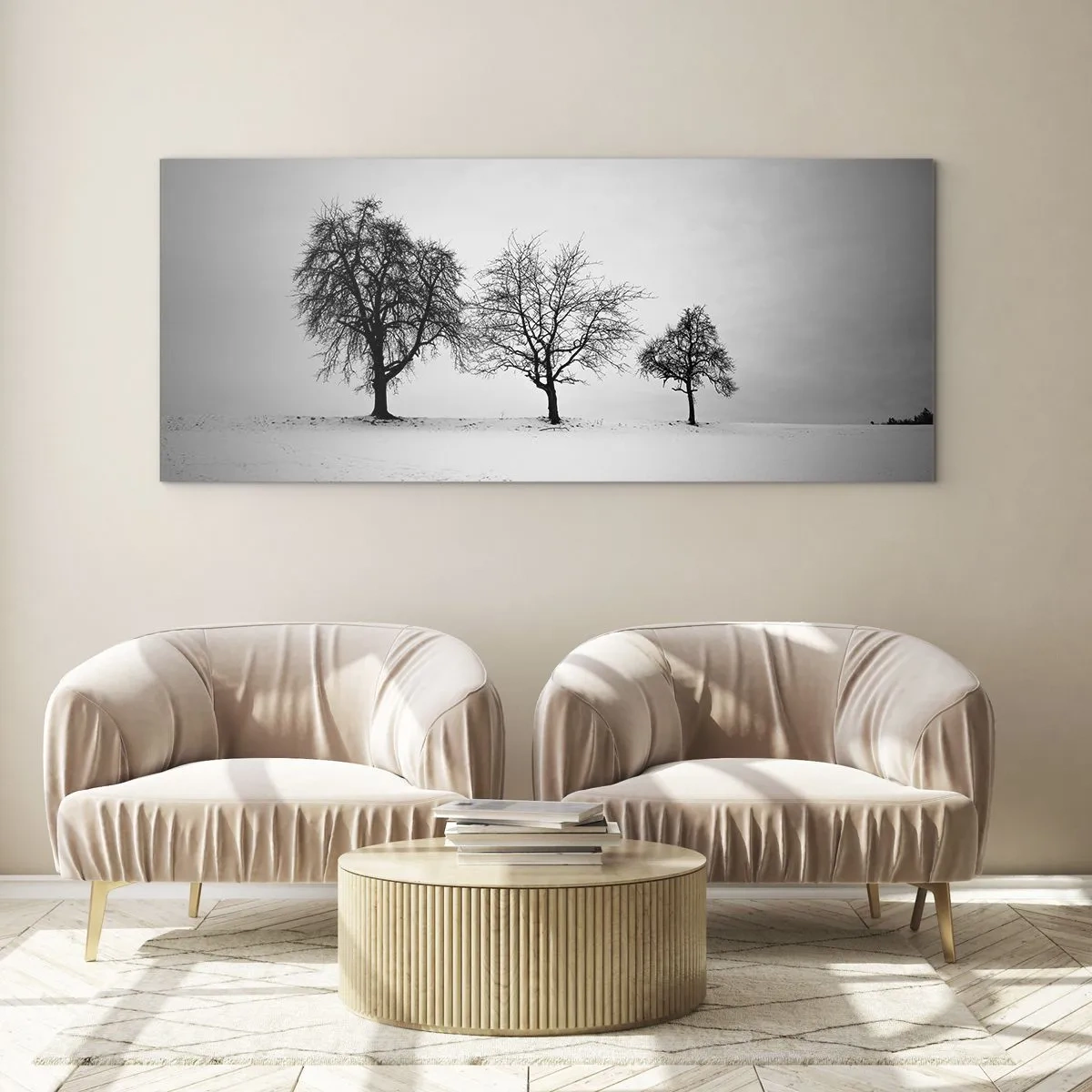 Schilderen op glas - Waar dromen ze over? - 120x50 cm