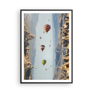 Poster in een zwarte lijst - Alles is hier mogelijk - 70x100 cm