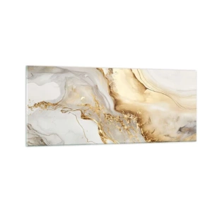 Schilderen op glas - Abstractie: schoonheid en goedheid - 100x40 cm