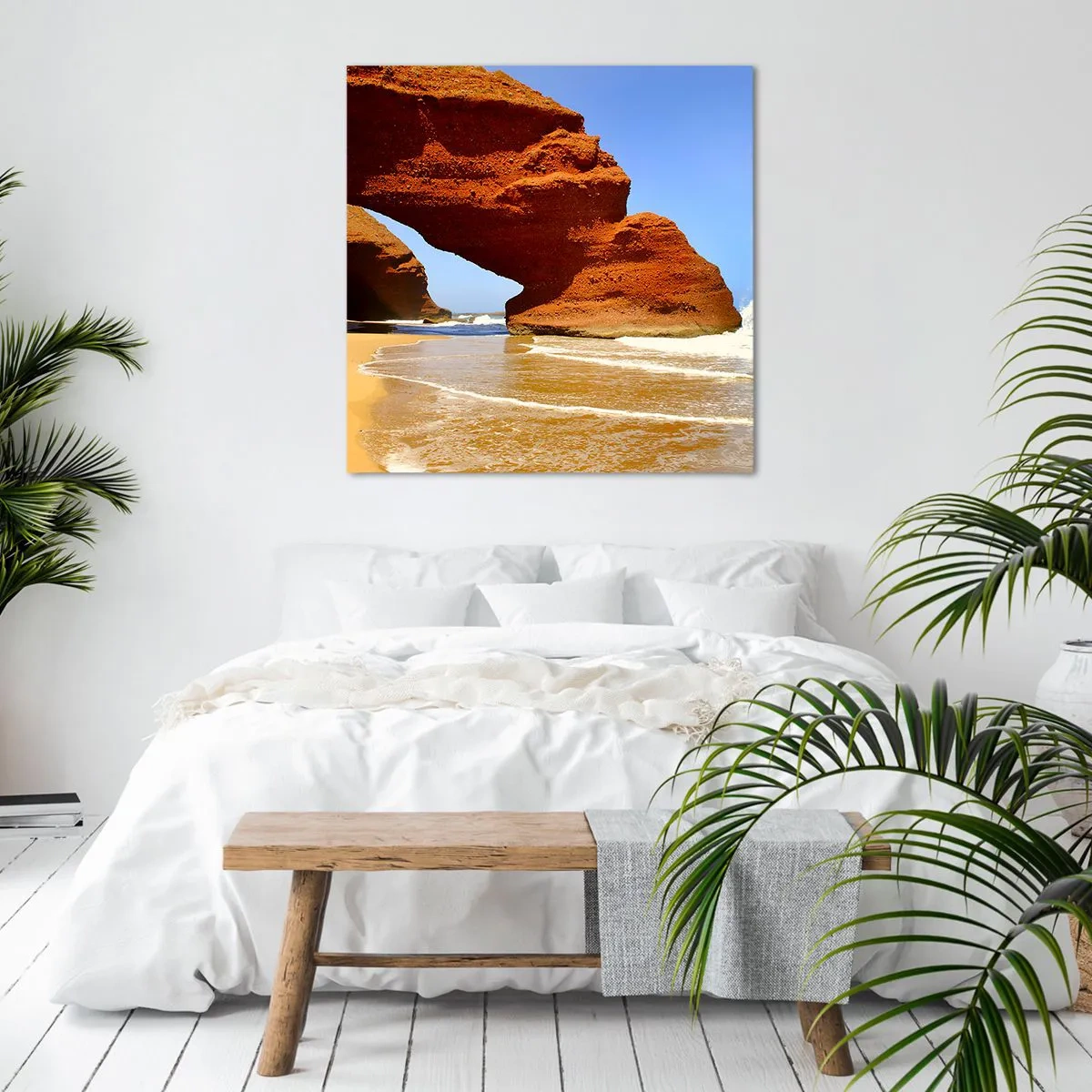 Schilderen op canvas - Water en wind  al duizen jaren - 60x60 cm