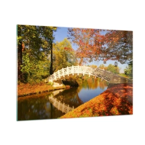 Schilderen op glas - Op de witte brug der zuchten - 100x70 cm