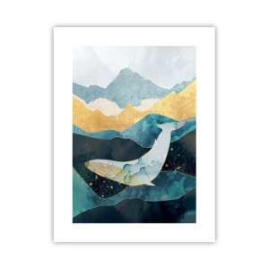 Poster - De koele schoonheid van het noorden - 30x40 cm
