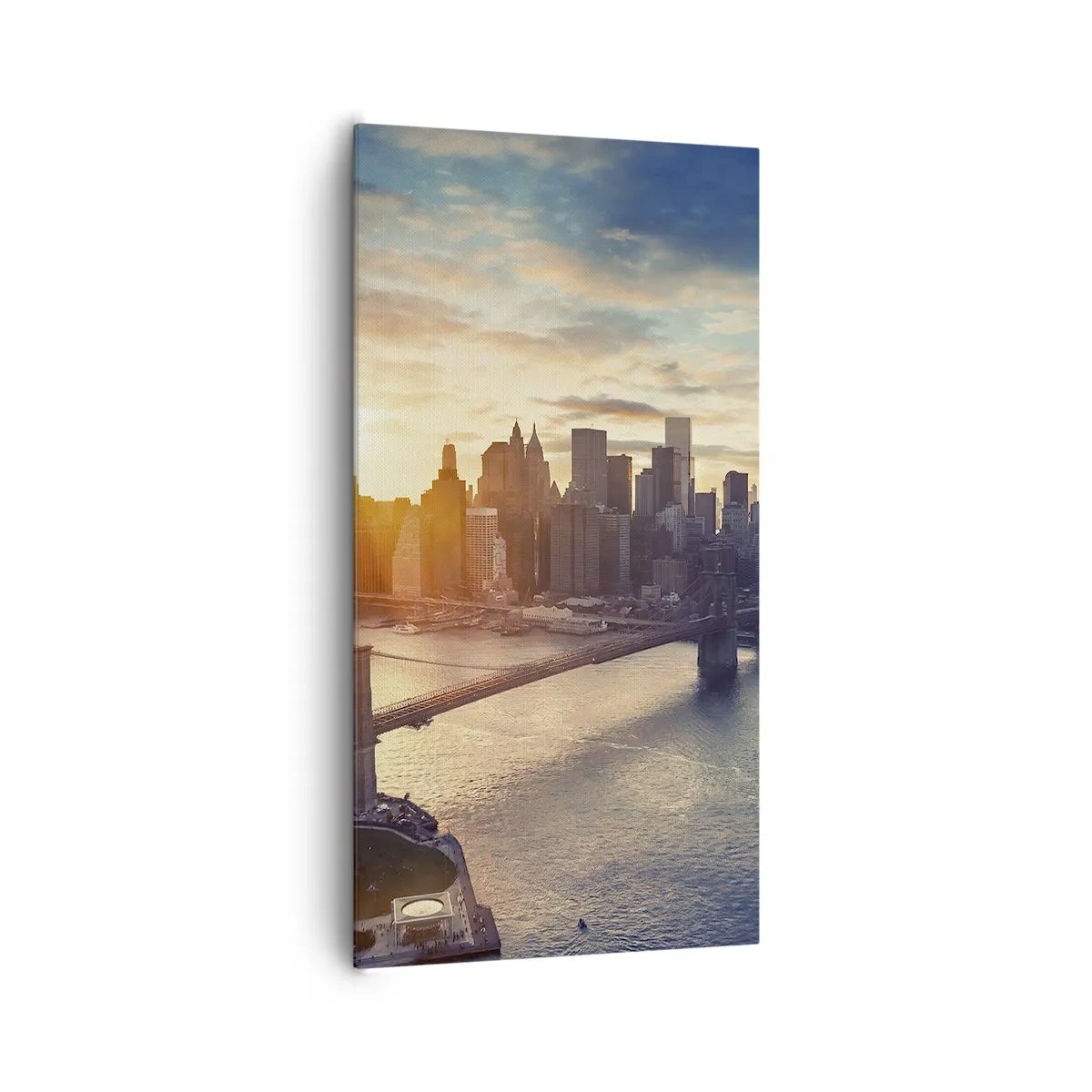 Schilderen op canvas - Westers cultuurmonument - 65x120 cm