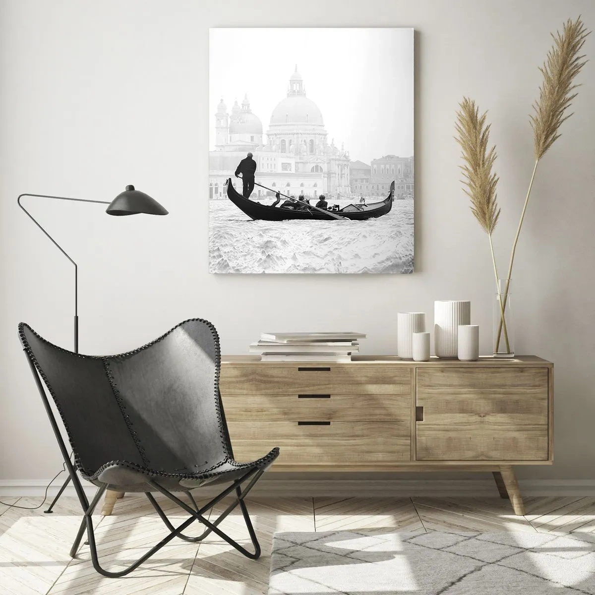 Schilderen op glas - Reis naar de bronnen van schoonheid - 50x70 cm