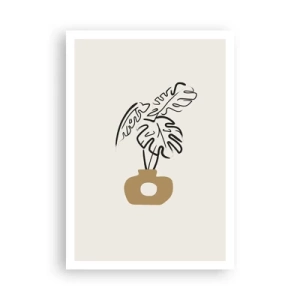 Poster - Monstera – huisdecoratie - 70x100 cm