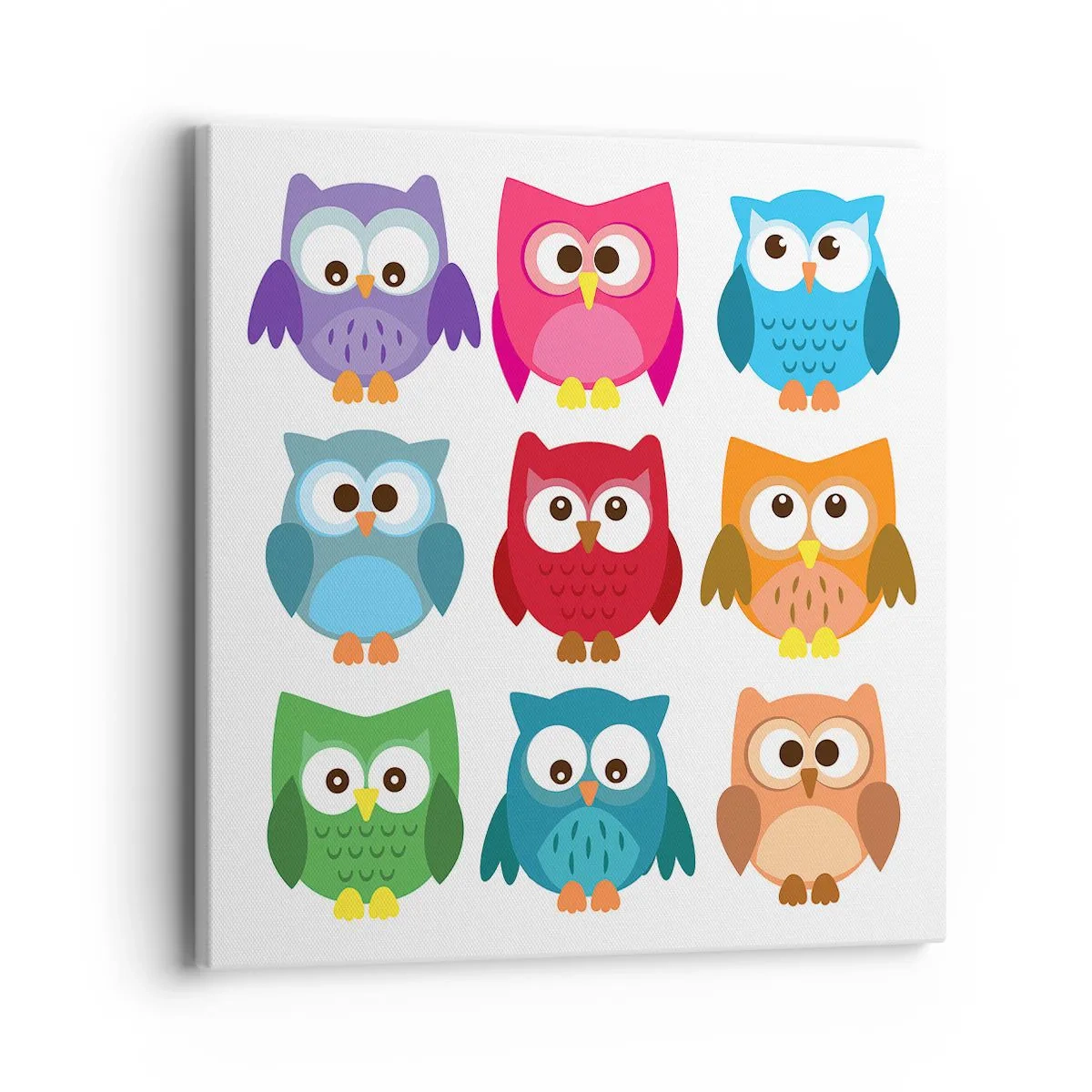 Schilderen op canvas - Anders zjn kan grappig zijn - 40x40 cm