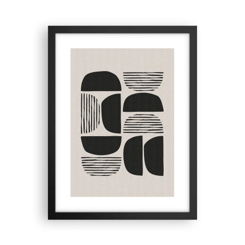 Poster in een zwarte lijst - Halfslachtige deals - 30x40 cm