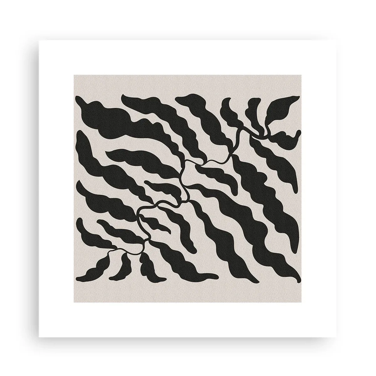 Poster - Natuur van een vierkant - 30x30 cm