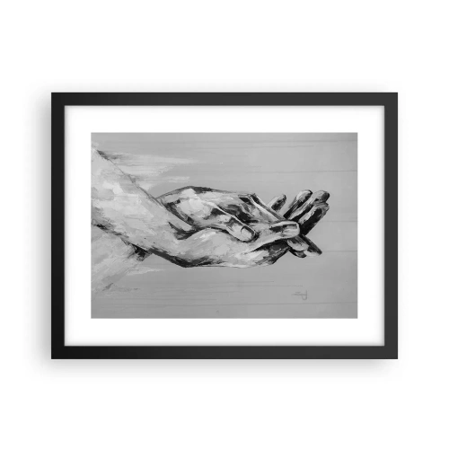 Poster in een zwarte lijst - Begin… - 40x30 cm