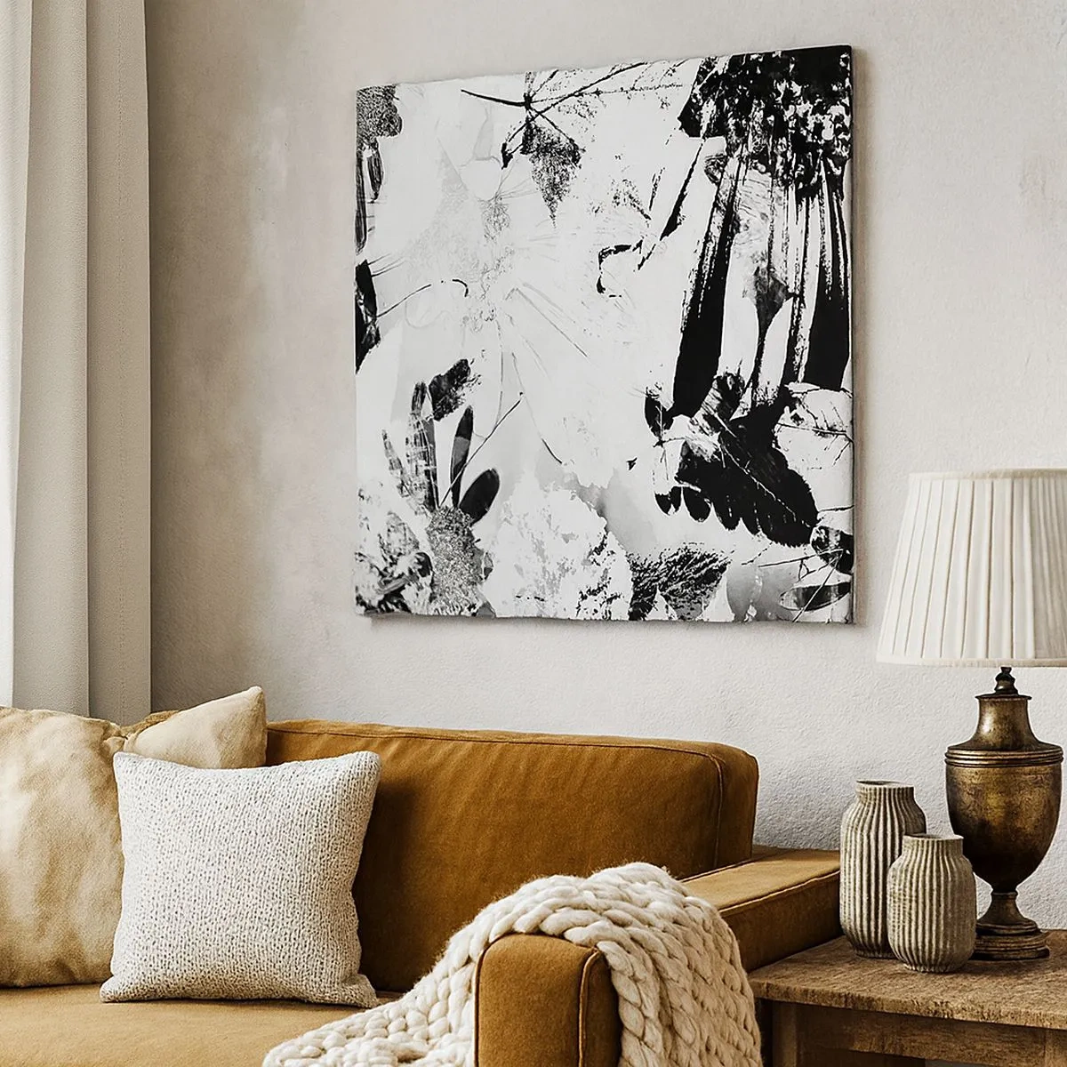 Schilderen op canvas - Herfst in cameralens - 30x30 cm